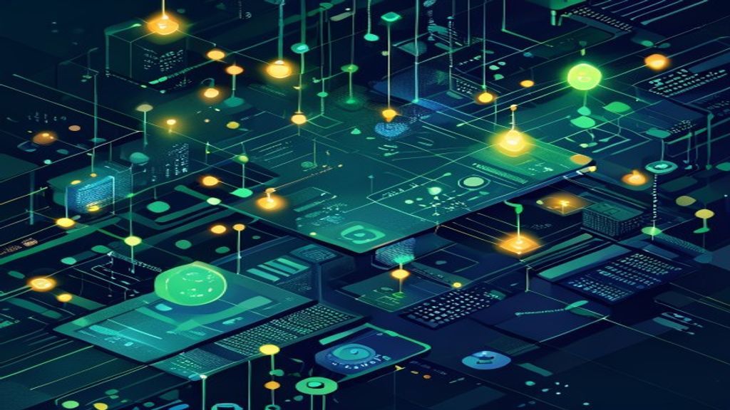Ilustracion sobre malware propagandose por una red