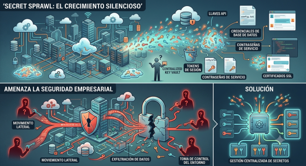 Secret Sprawl: el crecimiento silencioso de llaves digitales que amenaza la seguridad empresarial